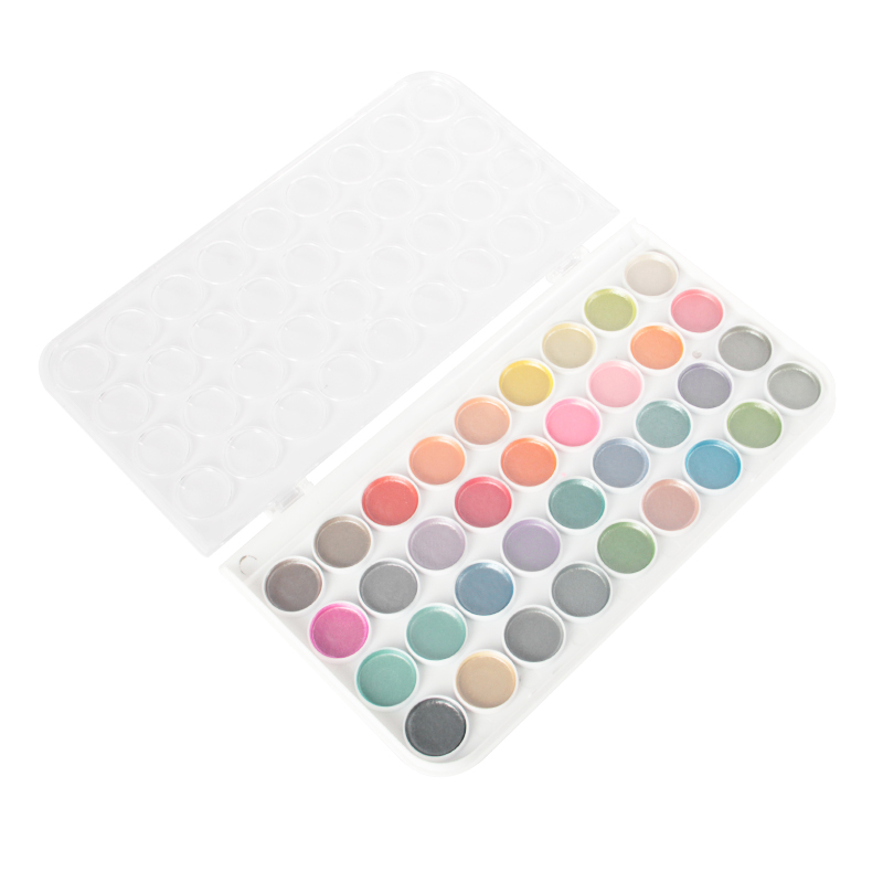 Set cat air metalik 36 warna