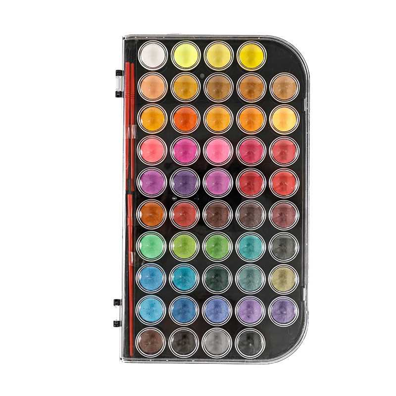 Set Kek Cat Air Pepejal 48 Warna untuk Artis